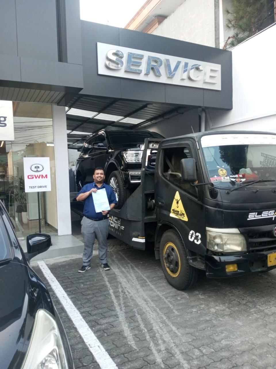 Penyerahan kendaraan GWM 18